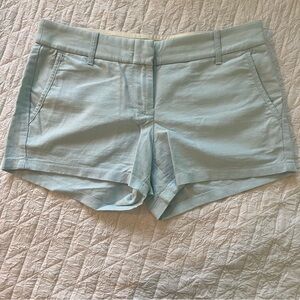 J. Crew Light Blue Chino Shorts Size 2
